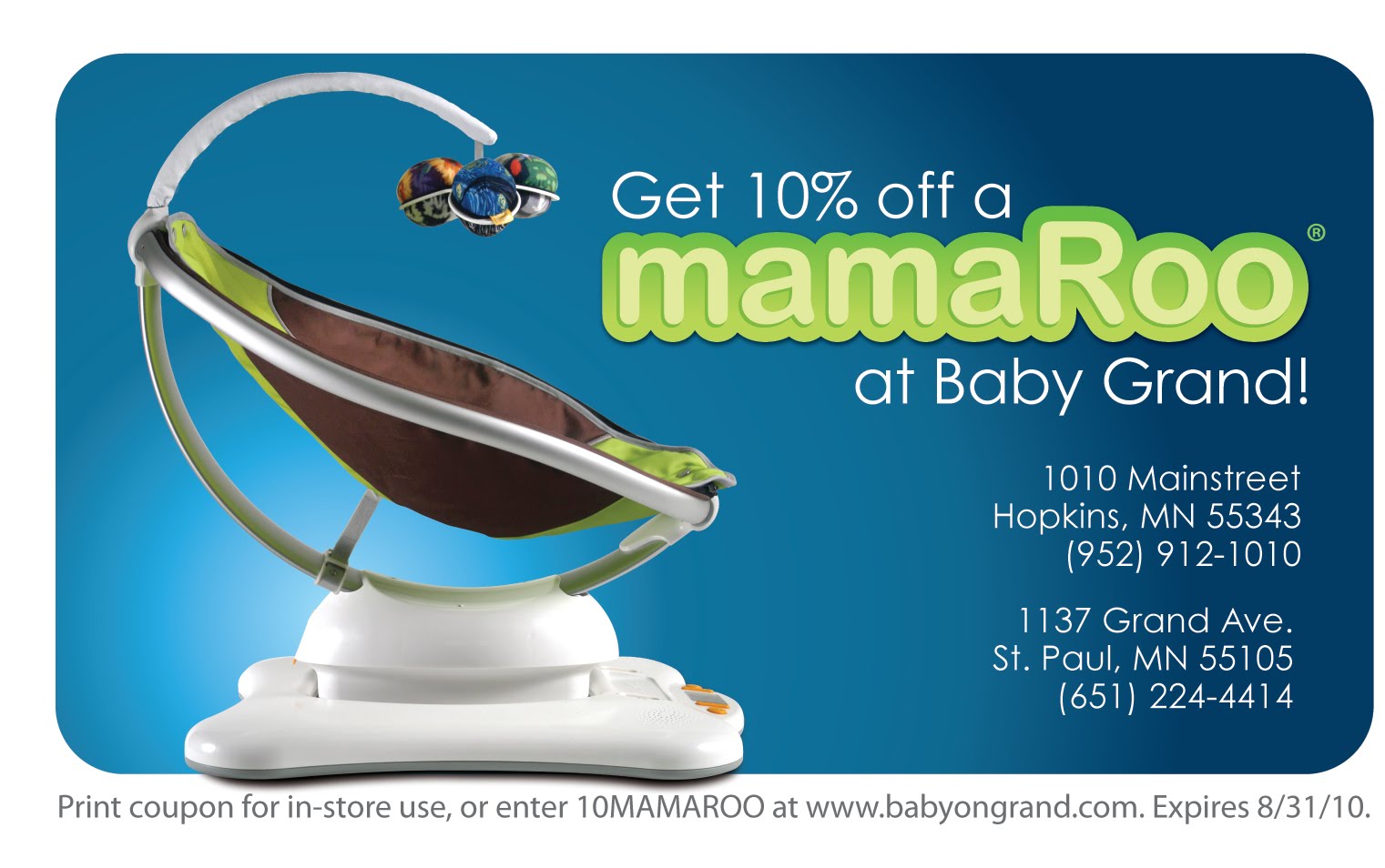 Baby on grand promo code Baby Grand Coupons & Promo Codes: 70% OFF - November 70% off Get Deal For Baby Grand we currently have 3 coupons and 2 deals. Our users can save with our coupons on average about $ Todays best offer is Save 10% Off Sitewide with Code.